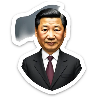 xi jinping cross hands sticker