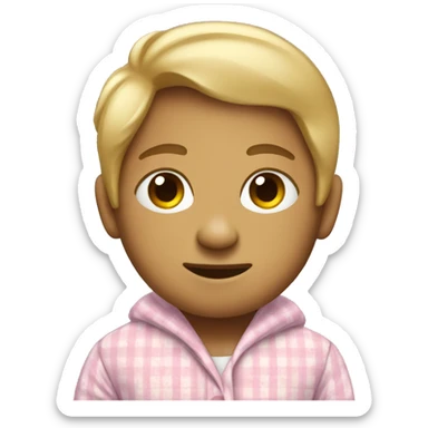 Me wearing pajamas  sticker