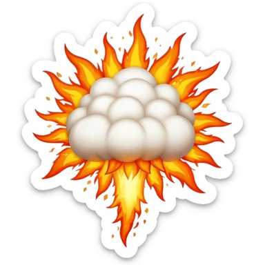 explosion sticker
