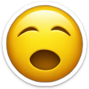 smiley hitting his head against a brick wall sticker