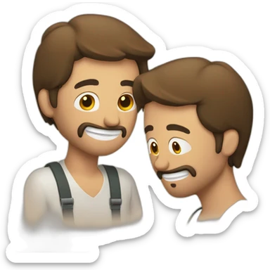 hombre bebiendo mate uruguayo sticker