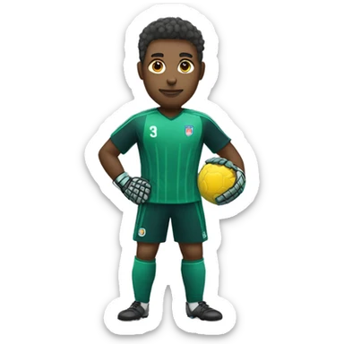 goalkeeper standing with a wide stance sticker