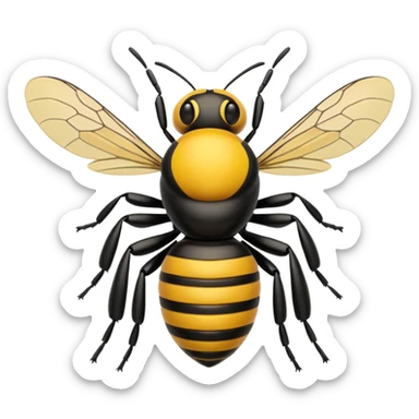 Abeja chismosa sticker