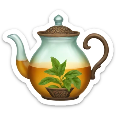 Persian tea sticker