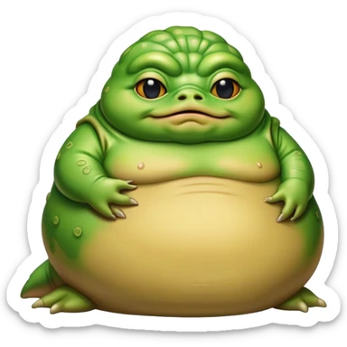 Slug Jabba The Hutt  sticker