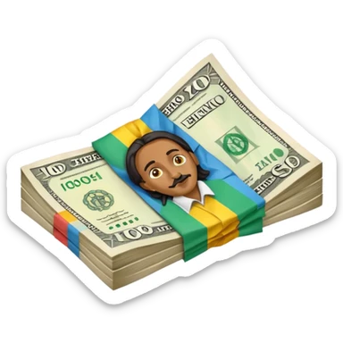 Ethiopia money sticker