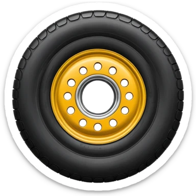 Logo from the word TireShop.ua, where the letter O should be replaced with a tire.  sticker