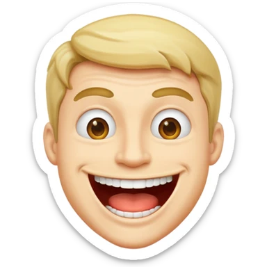 Büyük ağızlı adam sticker