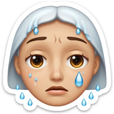 avec des larmes  sticker
