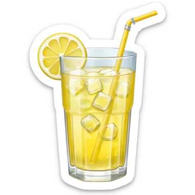 lemonade with ice sticker