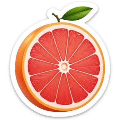 Grapefruit sticker