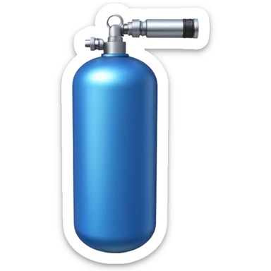 Nitrous oxide system cilynder sticker