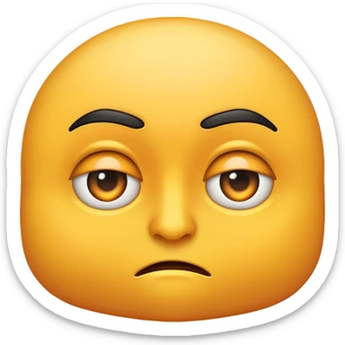  Bombastic Side eye emoji  sticker