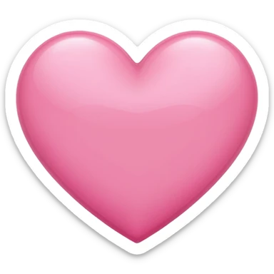 Pink fancy heart sticker