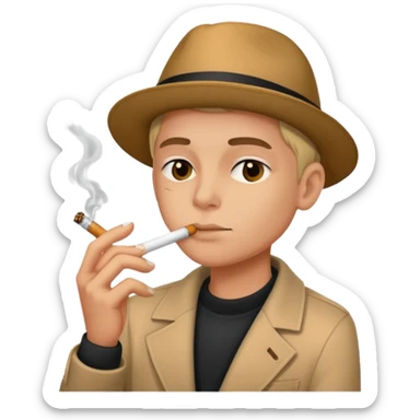 smoking primer plano sticker