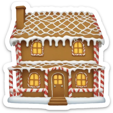 gingerbread house sticker