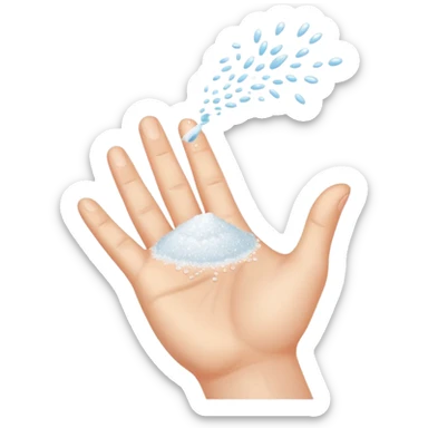 🤌🏻🧂 this hand sprinking salt like that sticker