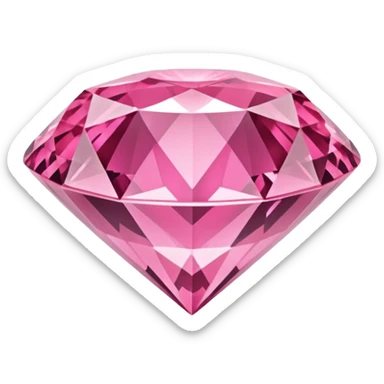 pink diamond sticker