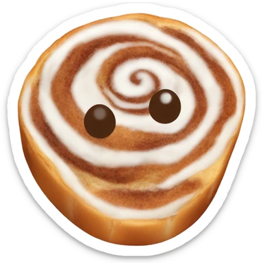 Cinnamon roll sticker