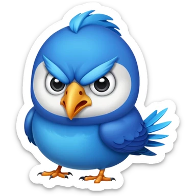 I want an emoji of ice bird and which is one of the character in angry birds story sticker