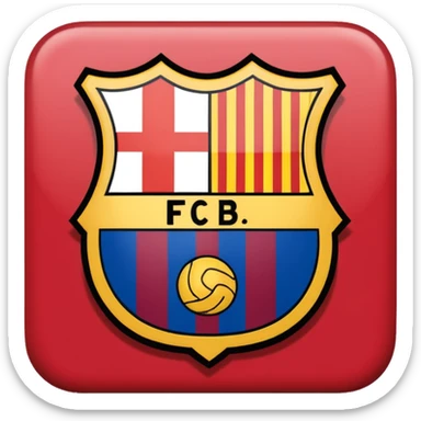 Barcelona logo sticker