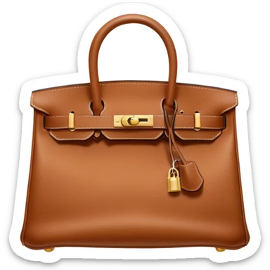 brown crocodile birkin hermes bag sticker