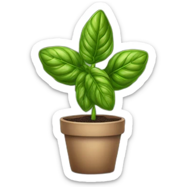 BASIL PLANT sticker
