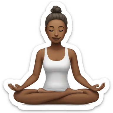 Yoga sticker