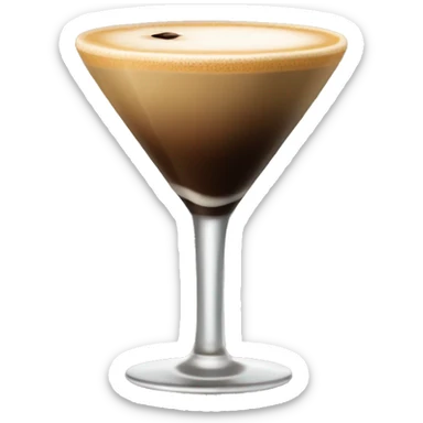 espresso martini cocktail coffee sticker