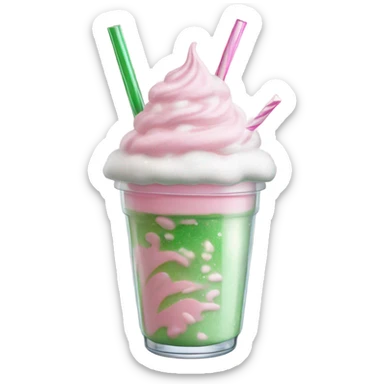 Starbucks light pink drink sticker