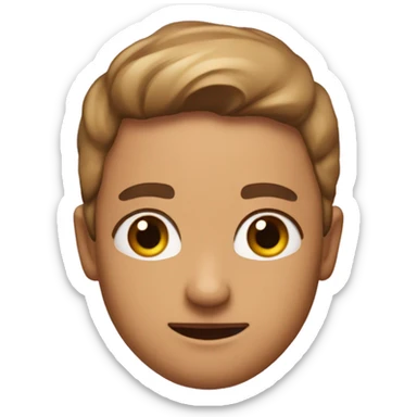 make a exact copy of the "in love" emojy, but with sparkles instead of hearts sticker