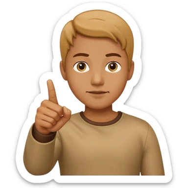 POINTING FINGER DIRECTLY TO CAMERA sticker