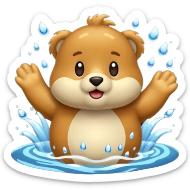 Haz un ornitorrinco sticker