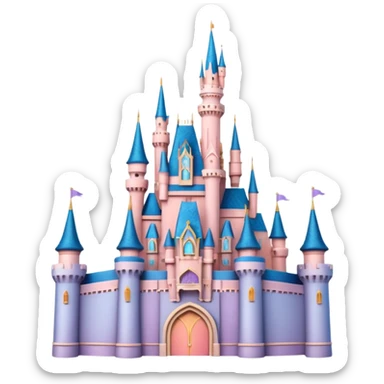 Disney world castle sticker