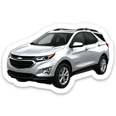 Chevrolet equinox 2023 black sticker