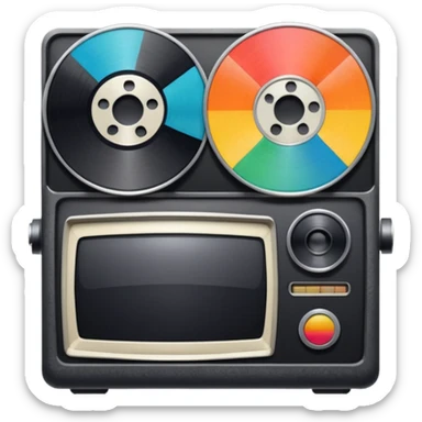 mac os icon physical film 60s recording sticker