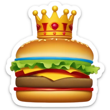 Burger King Symbol  sticker