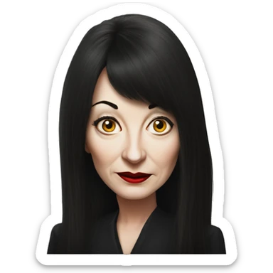 Elvira Nabiullina photorealistic serious sticker