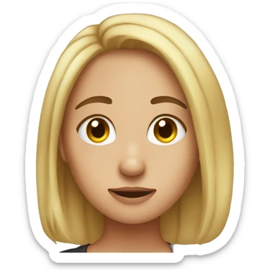 im just a girl sticker