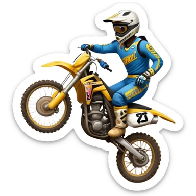 Motocross sticker