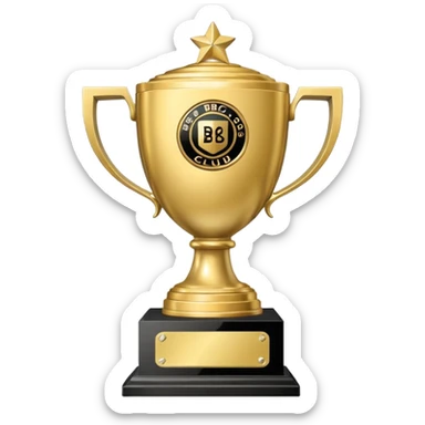 BBC club trophy sticker