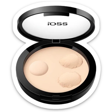 make up powder sticker