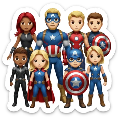 The avengers sticker