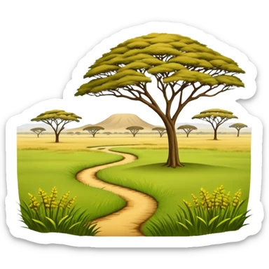 Sabana africana  sticker