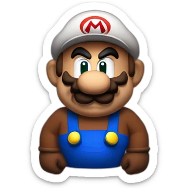 super mario bros goompa sticker