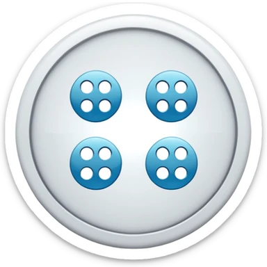 sewing button sticker