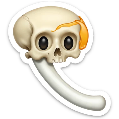regular bone sticker