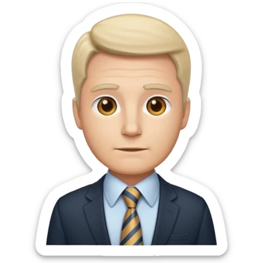 AN UNCLE with a tie in business clothes
 sticker