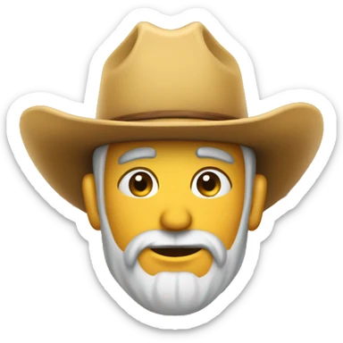 ghee with cowboy haw sticker