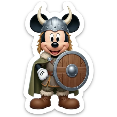 Mickey Mouse Nordic sticker